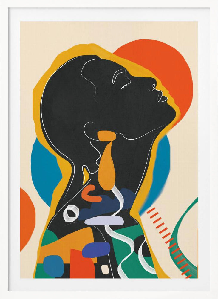 Modern Abstract Woman 1 - Poster / Art Print