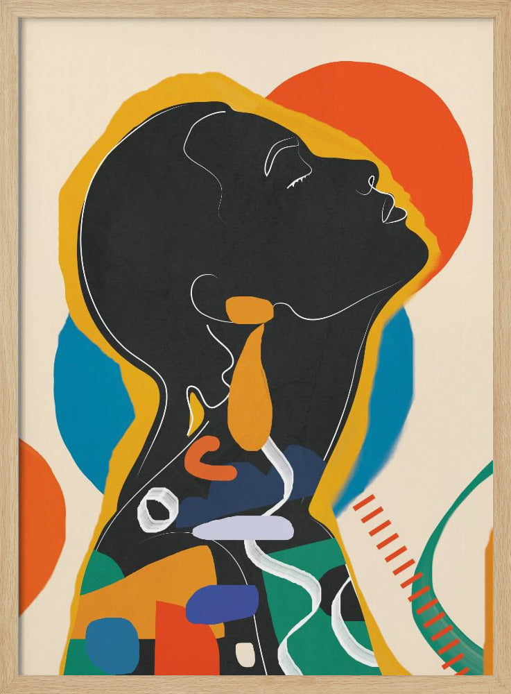 Modern Abstract Woman 1 - Poster / Art Print