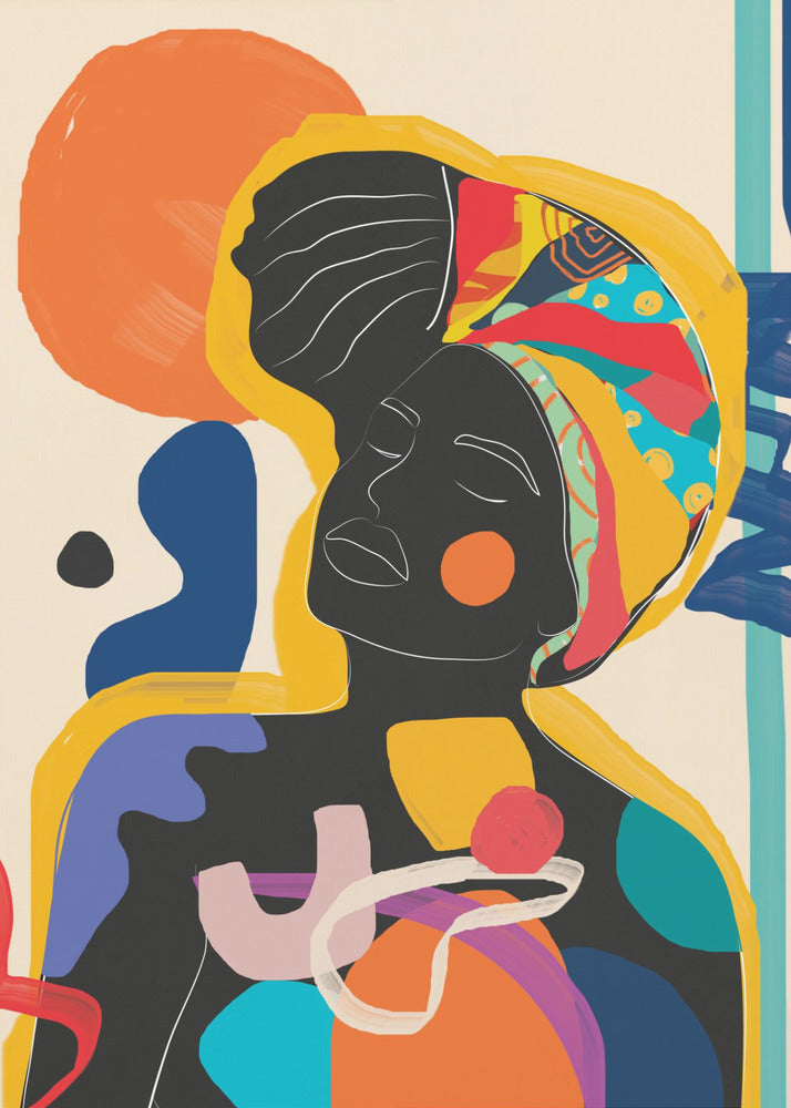 Modern Abstract Woman 3 - Poster / Art Print
