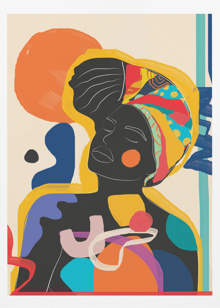 Modern Abstract Woman 3 - Poster / Art Print