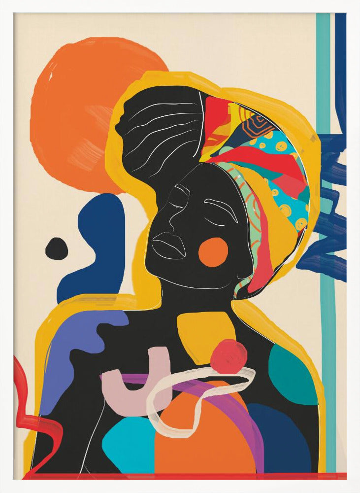 Modern Abstract Woman 3 - Poster / Art Print