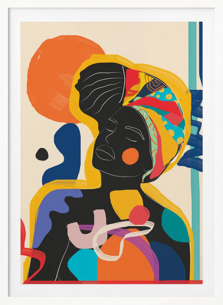 Modern Abstract Woman 3 - Poster / Art Print