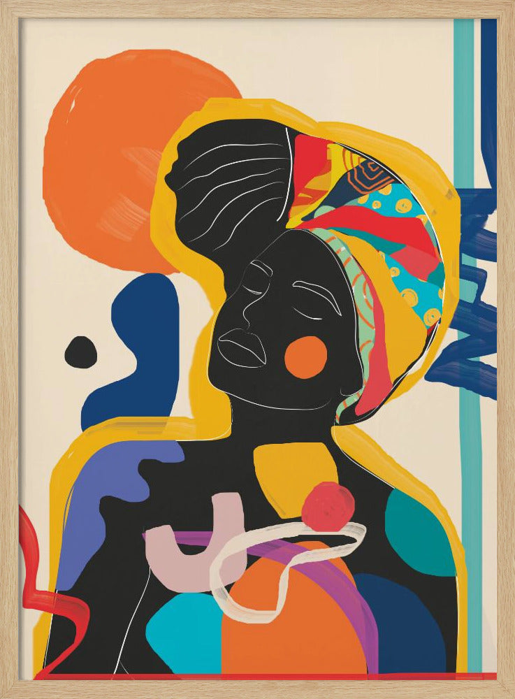 Modern Abstract Woman 3 - Poster / Art Print