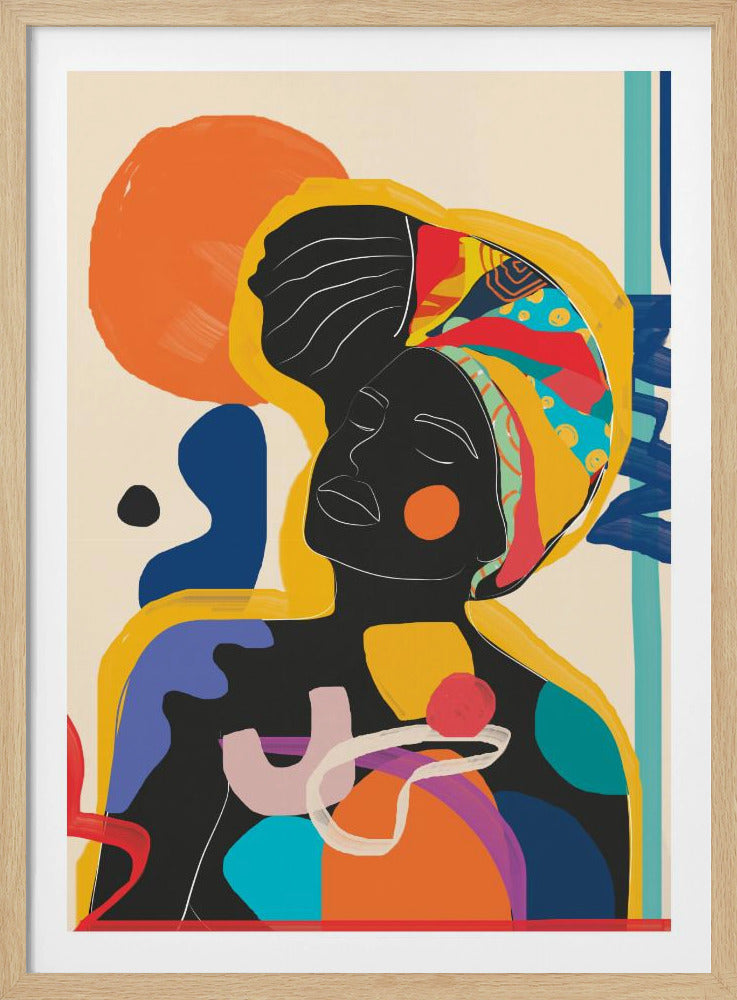 Modern Abstract Woman 3 - Poster / Art Print