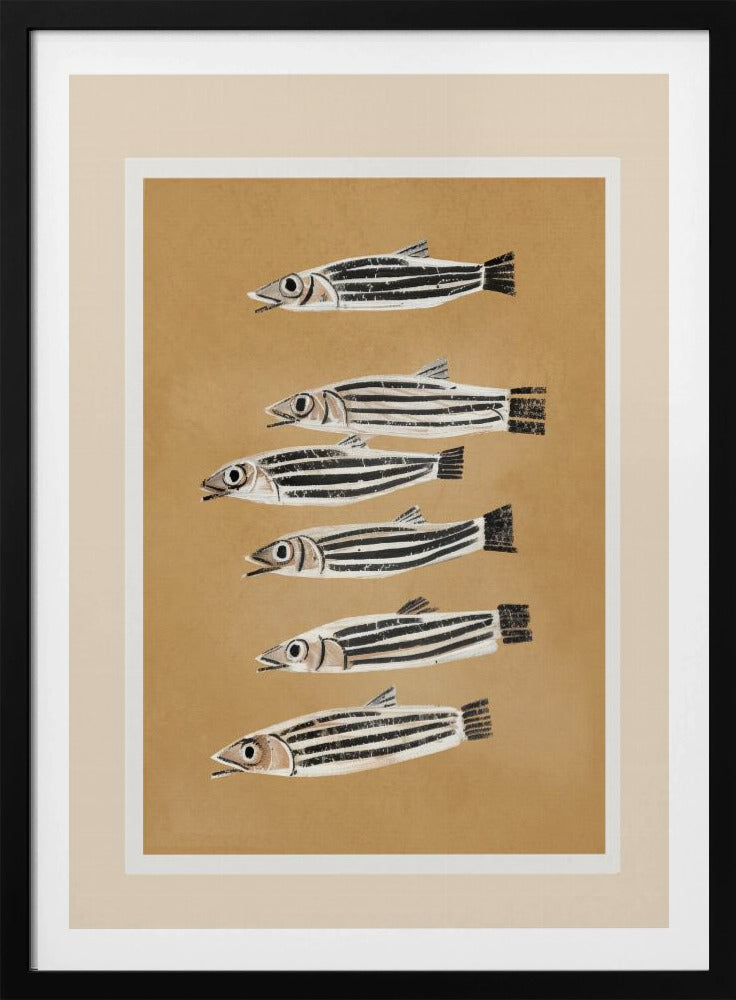 Minimal Fish Study - Poster / Art Print