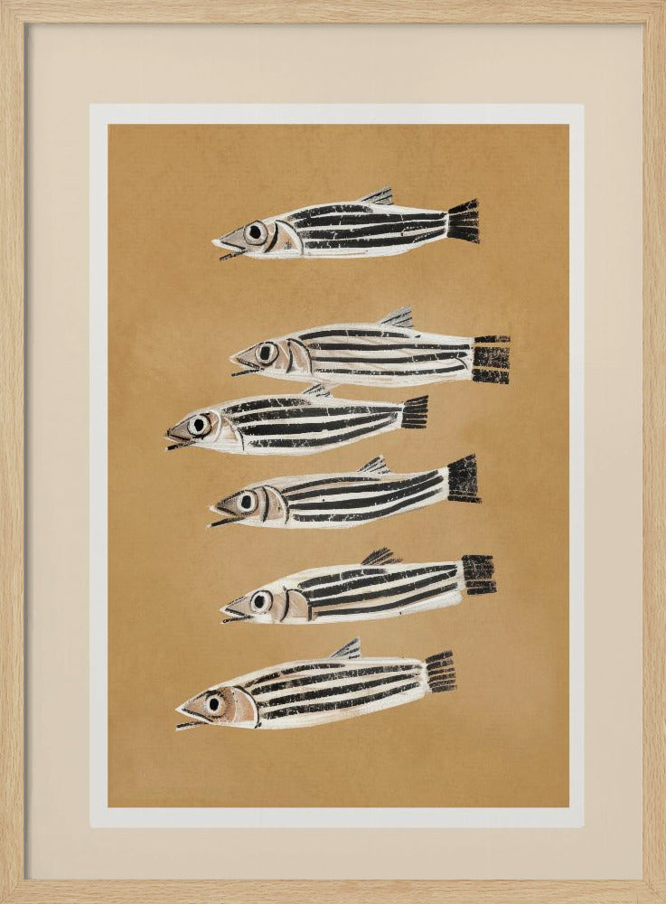 Minimal Fish Study - Poster / Art Print