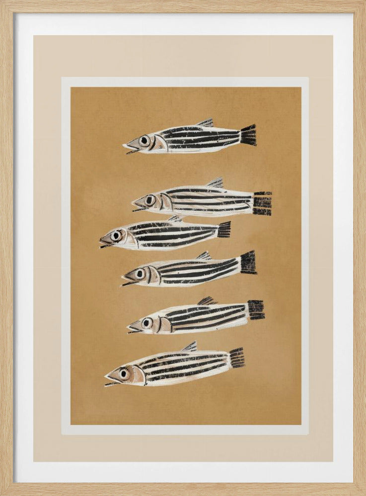 Minimal Fish Study - Poster / Art Print