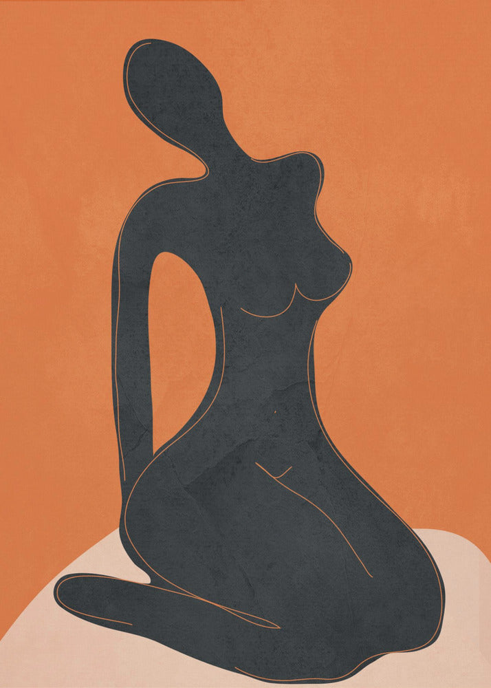 Abstract Nude II - Poster / Art Print