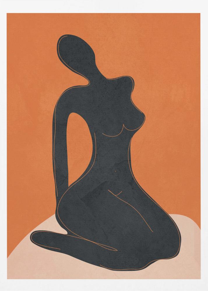 Abstract Nude II - Poster / Art Print