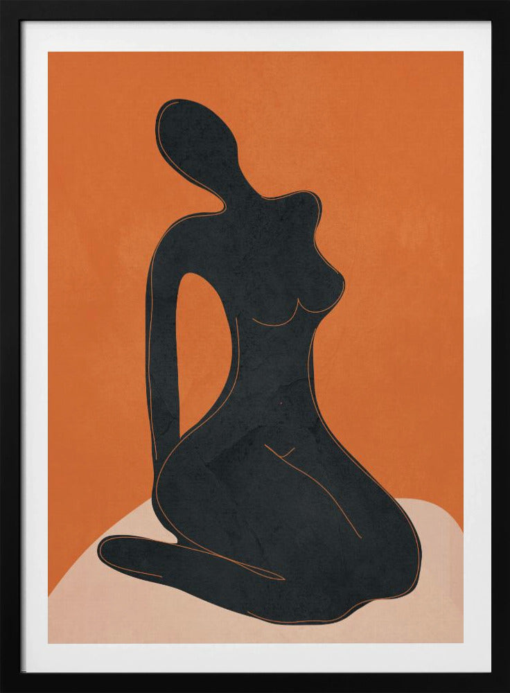 Abstract Nude II - Poster / Art Print
