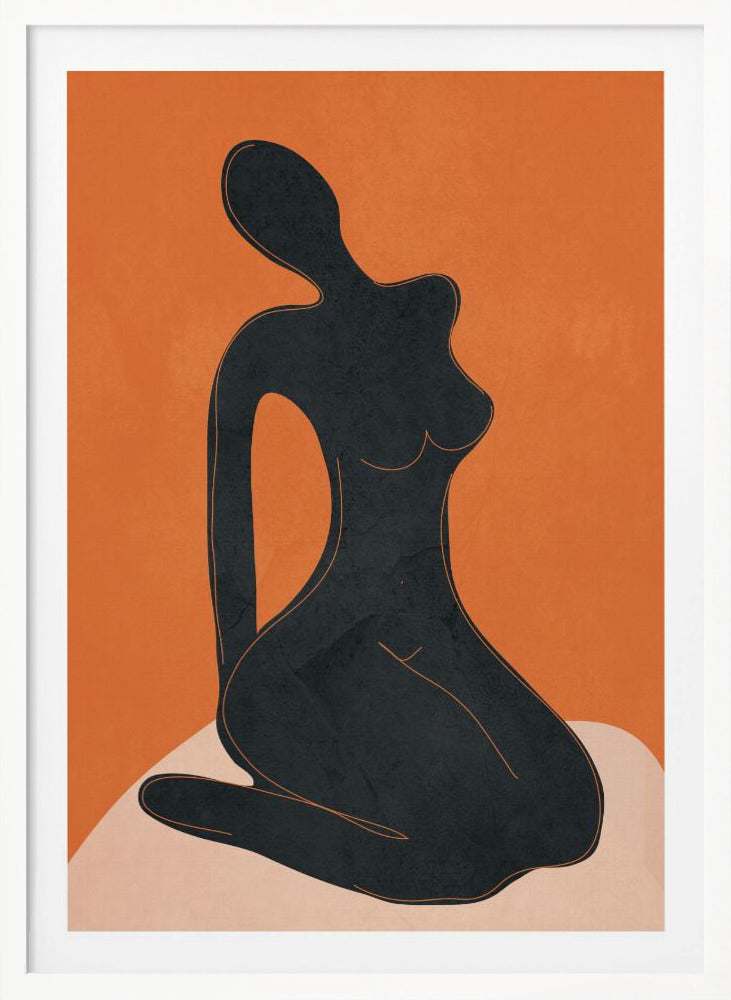 Abstract Nude II - Poster / Art Print