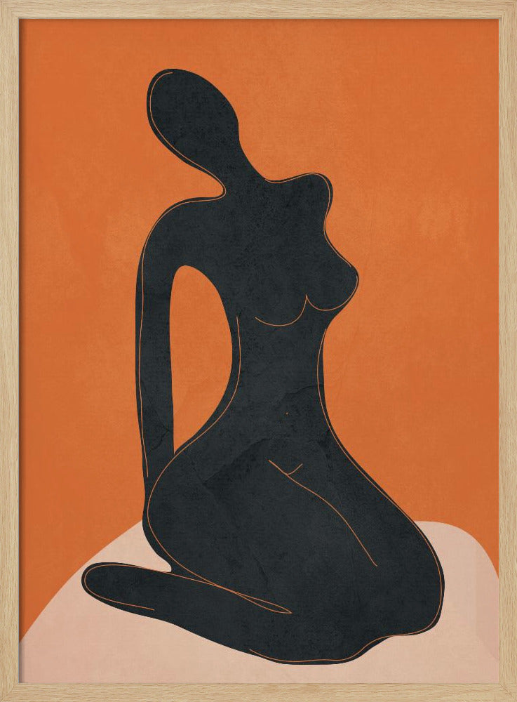 Abstract Nude II - Poster / Art Print