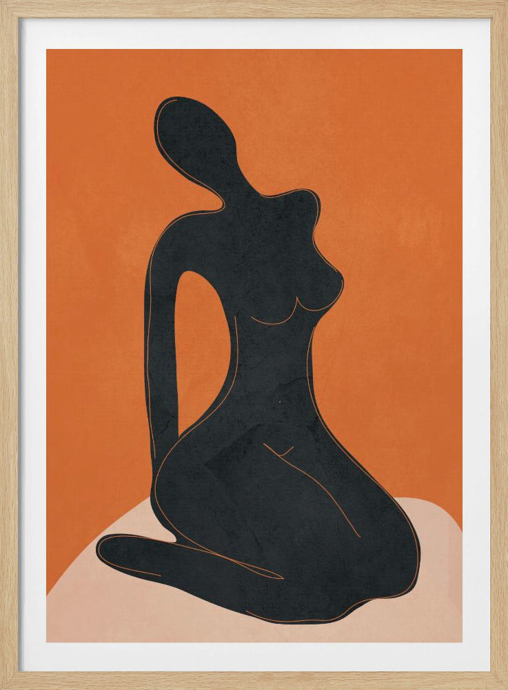 Abstract Nude II - Poster / Art Print