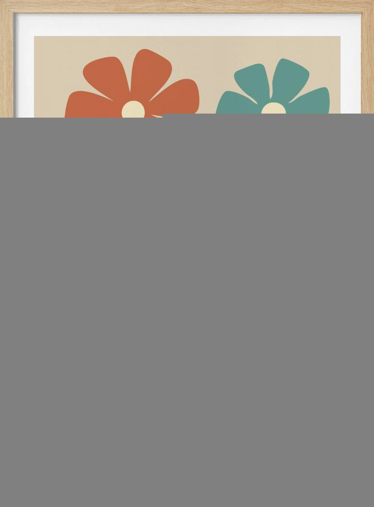 Boho Flowers Series No 4 - Poster / Art Print