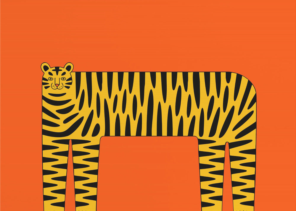 The Abstract Tiger - Poster / Art Print