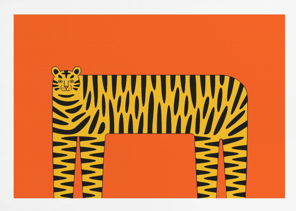 The Abstract Tiger - Poster / Art Print
