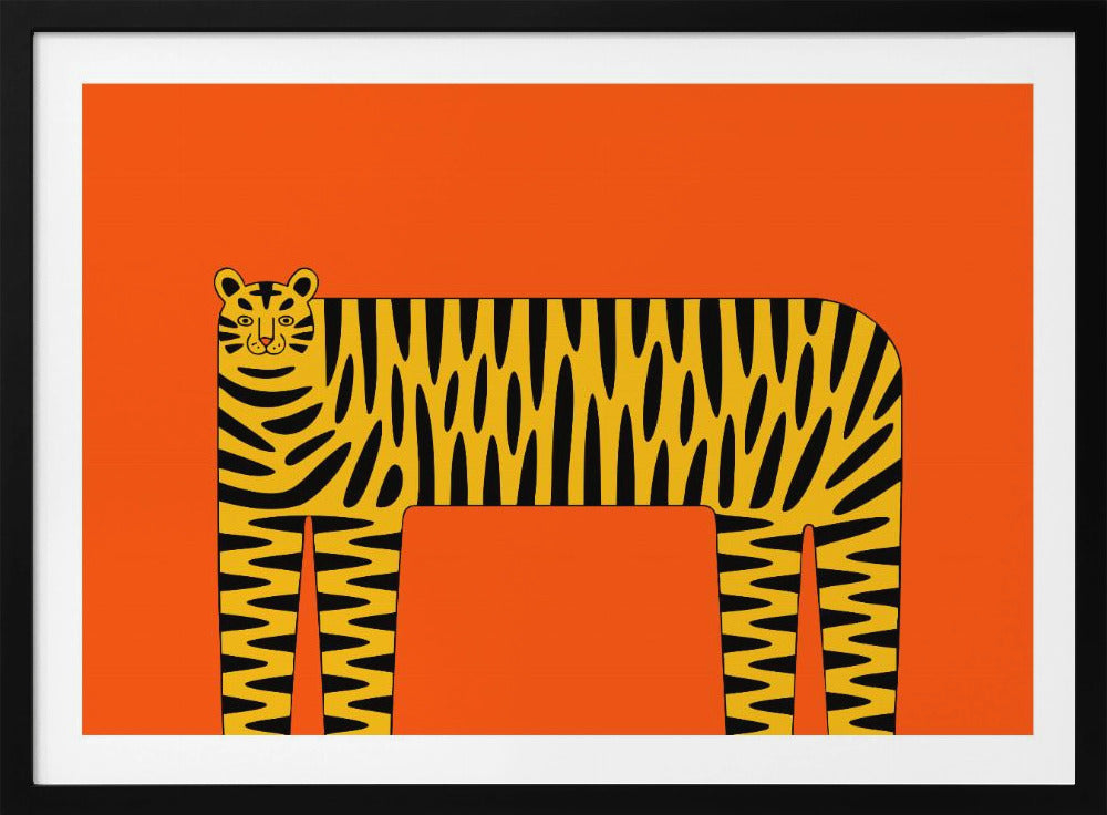 The Abstract Tiger - Poster / Art Print