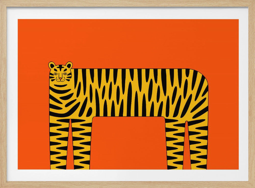 The Abstract Tiger - Poster / Art Print