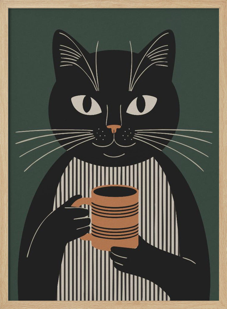 Morning Cat - Poster / Art Print
