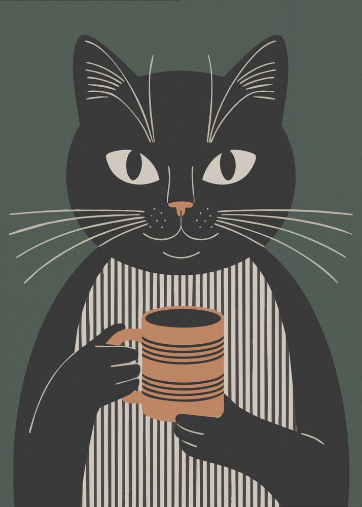 Morning Cat - Poster / Art Print