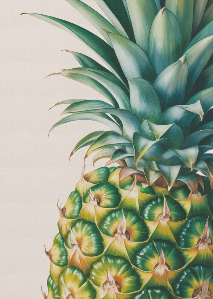 Pineapple Close Up - Poster / Art Print