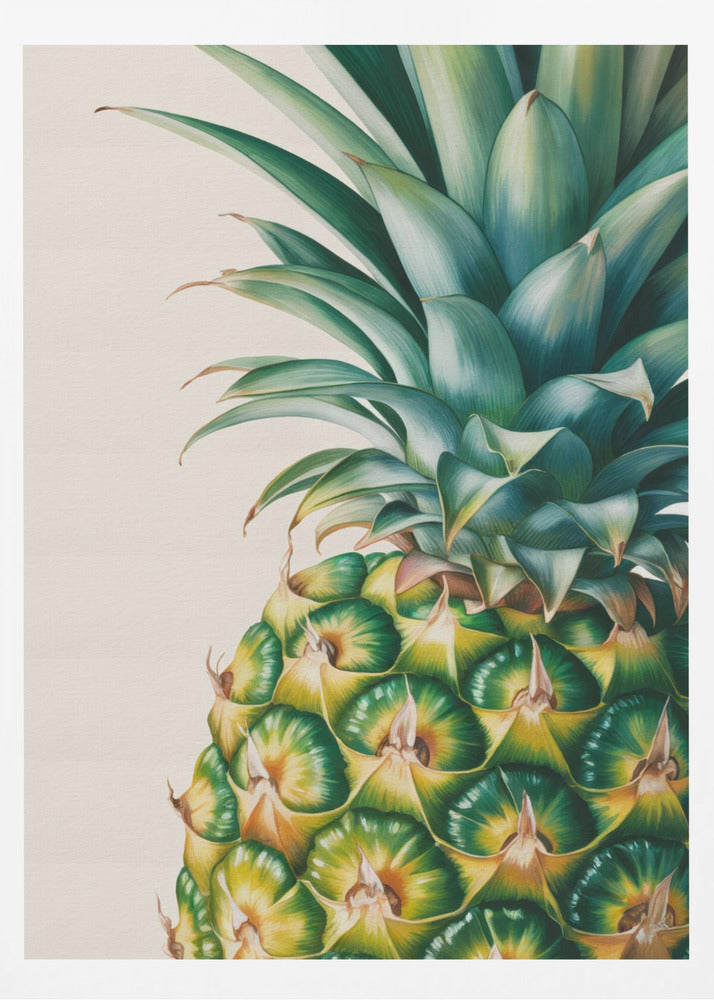 Pineapple Close Up - Poster / Art Print