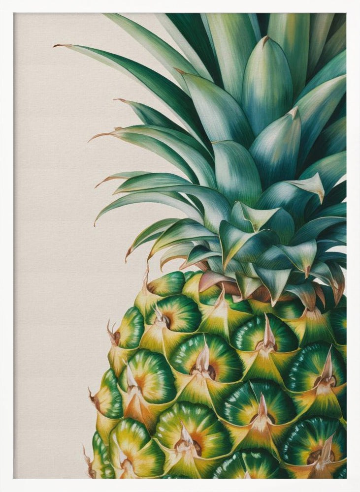 Pineapple Close Up - Poster / Art Print