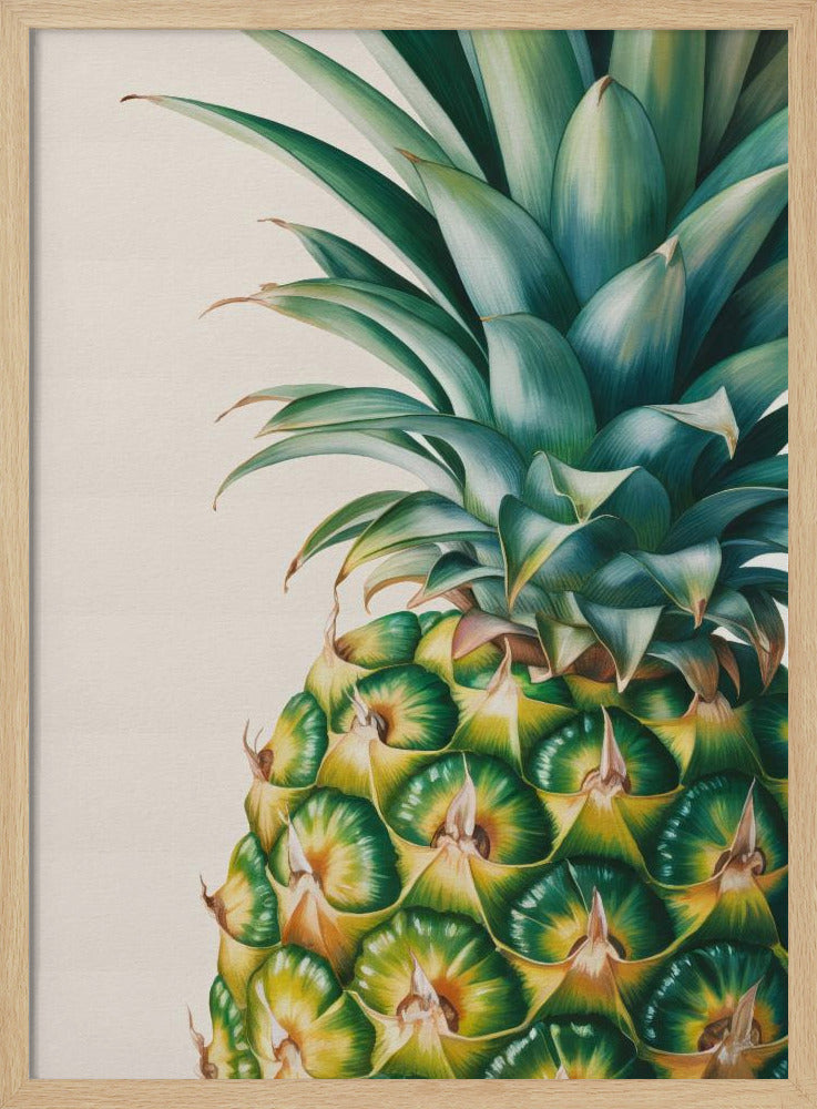 Pineapple Close Up - Poster / Art Print