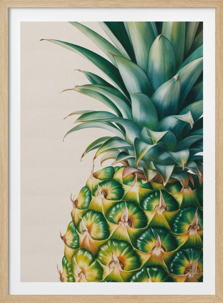 Pineapple Close Up - Poster / Art Print