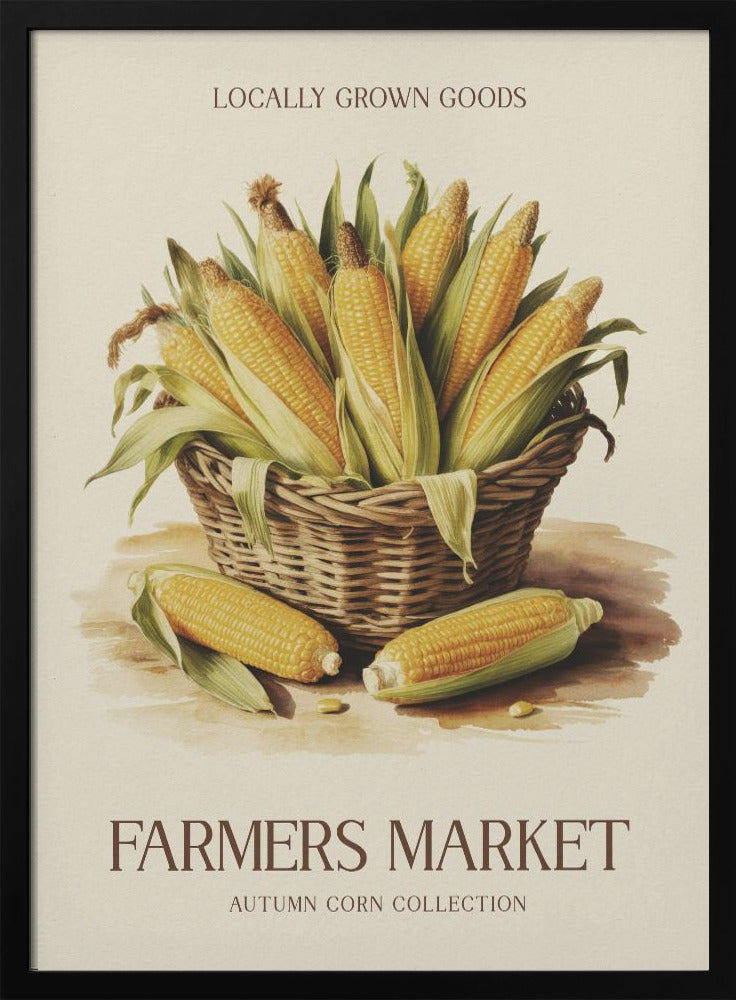 Farmers Market Corn - Poster / Art Print