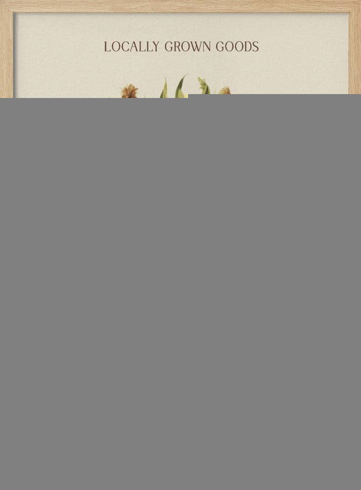 Farmers Market Corn - Poster / Art Print