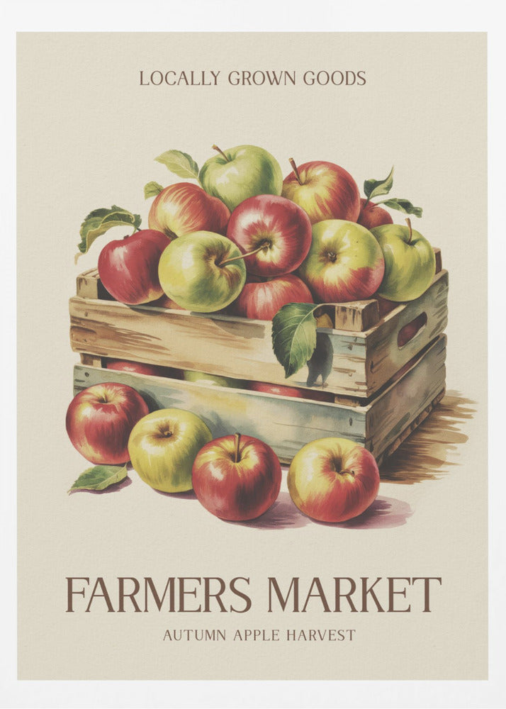 Farmers Market Apple - Poster / Art Print