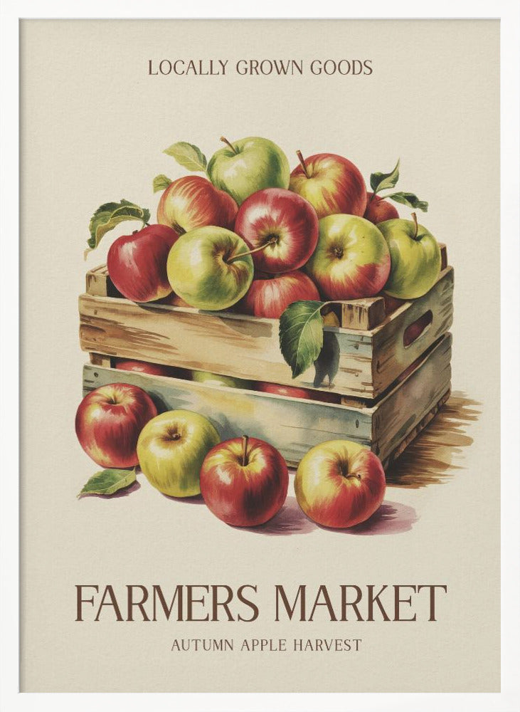 Farmers Market Apple - Poster / Art Print