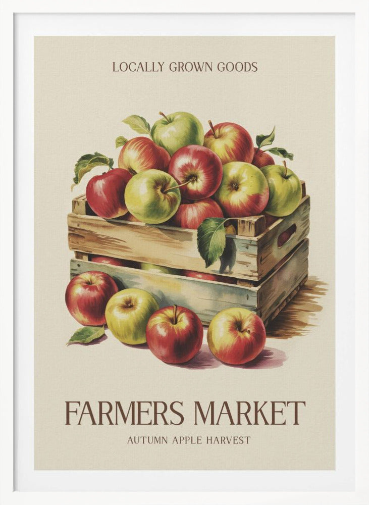 Farmers Market Apple - Poster / Art Print