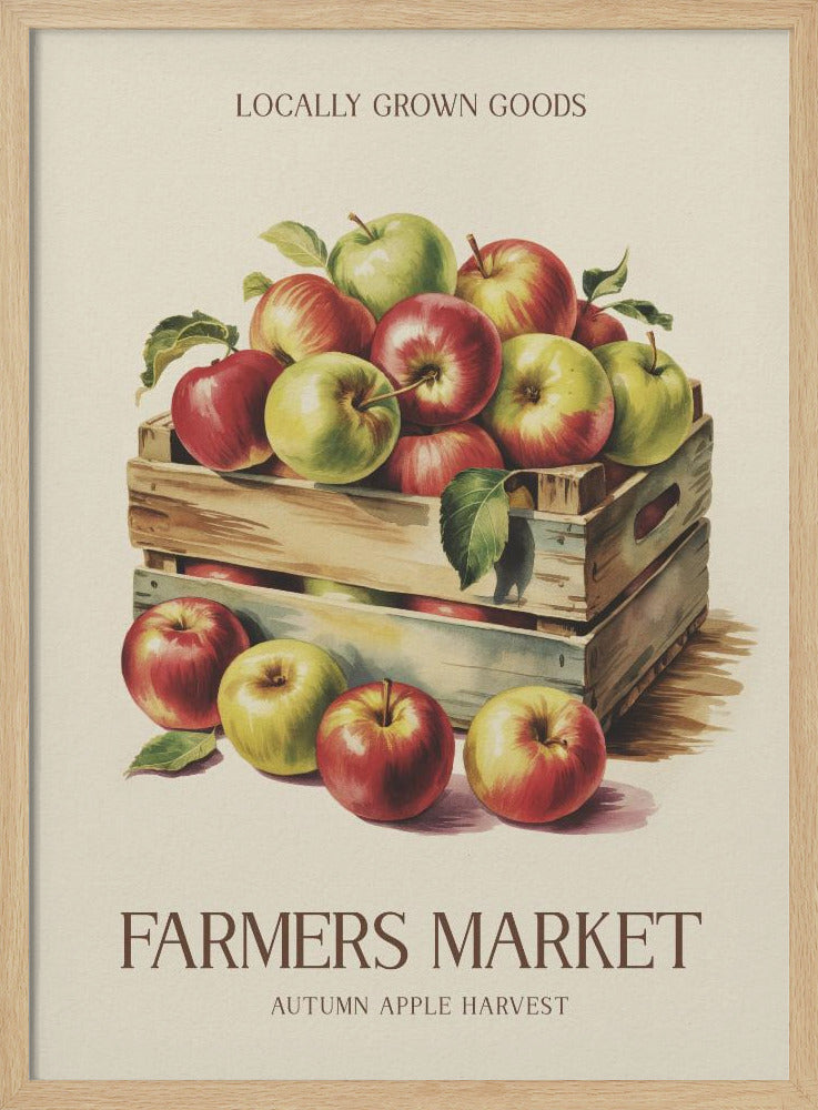 Farmers Market Apple - Poster / Art Print