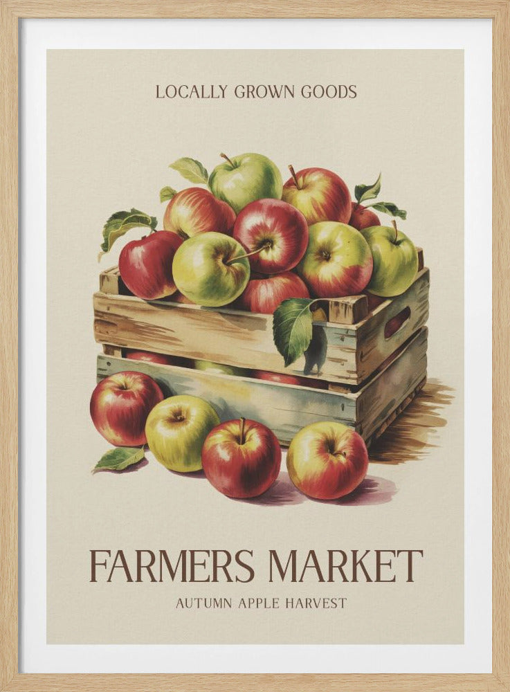 Farmers Market Apple - Poster / Art Print