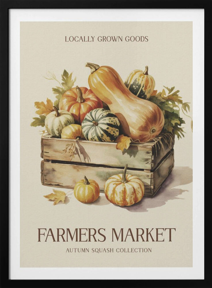 Farmers Market Squash - Poster / Art Print