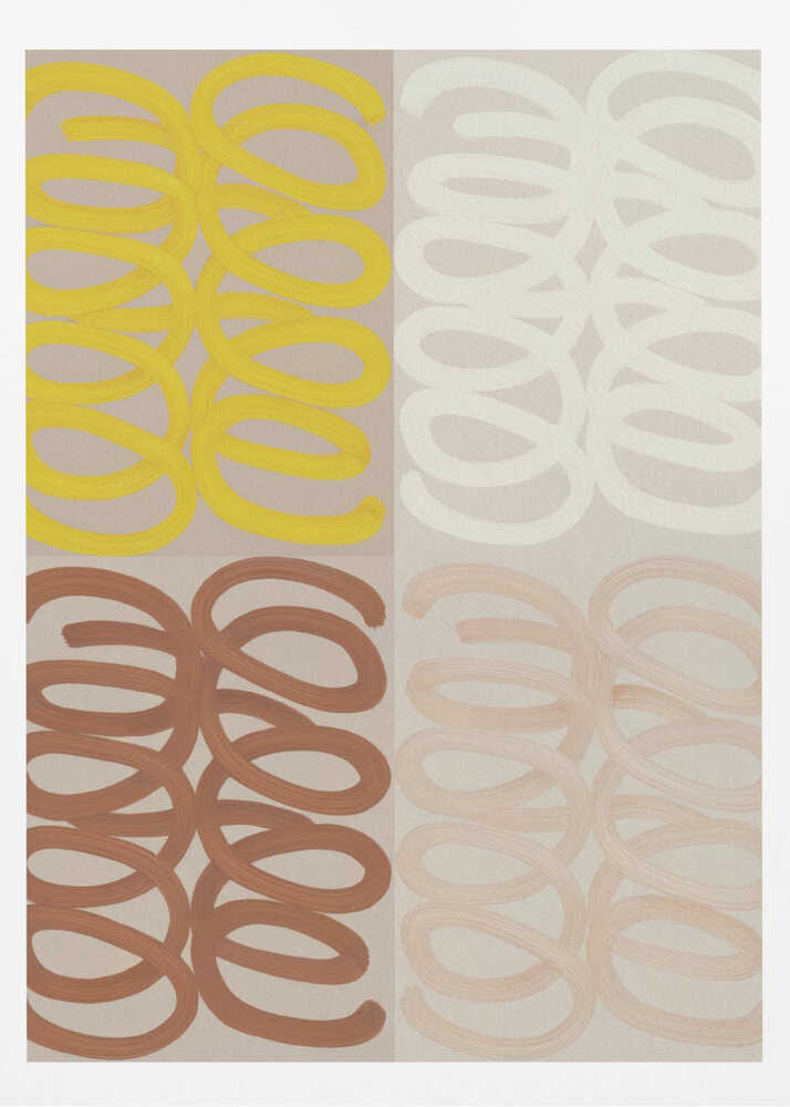 Quadrants of Loops - Poster / Art Print