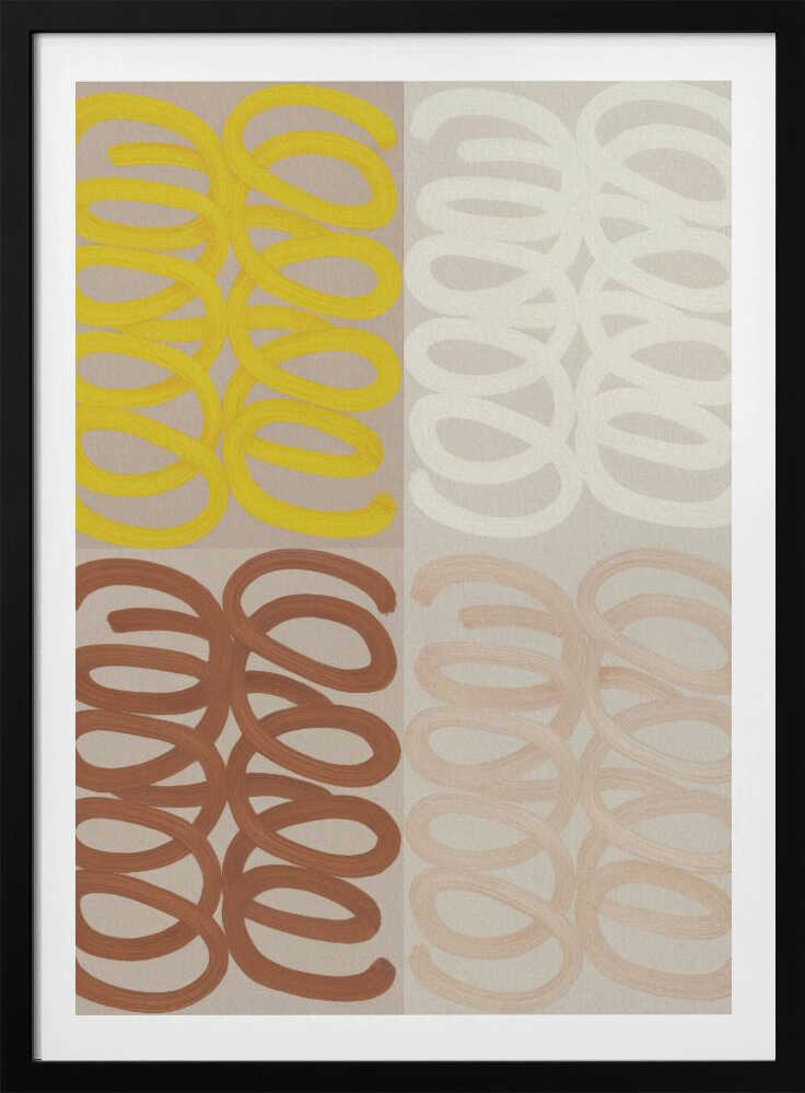Quadrants of Loops - Poster / Art Print