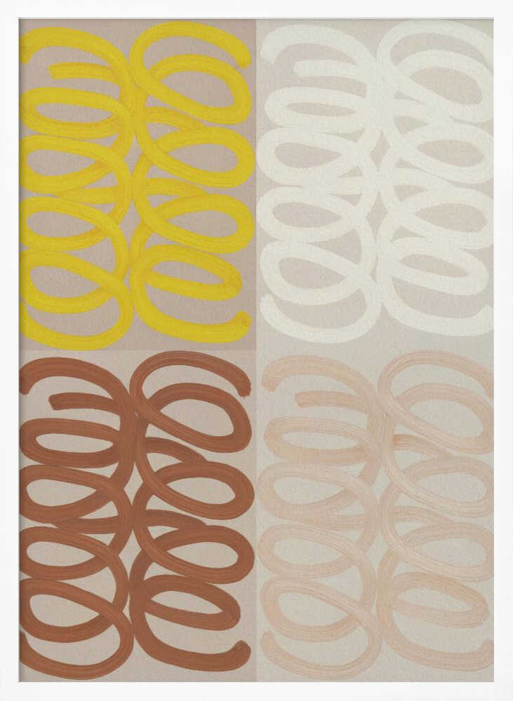 Quadrants of Loops - Poster / Art Print
