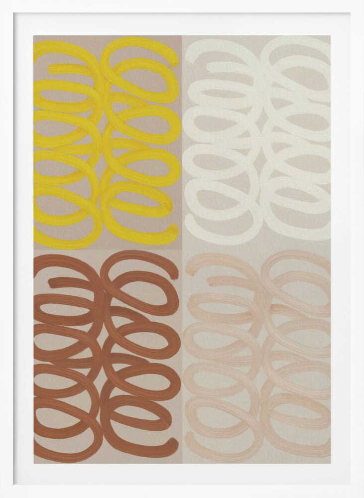 Quadrants of Loops - Poster / Art Print