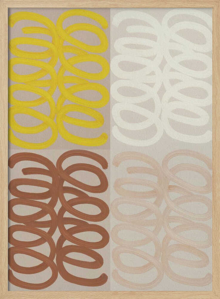 Quadrants of Loops - Poster / Art Print