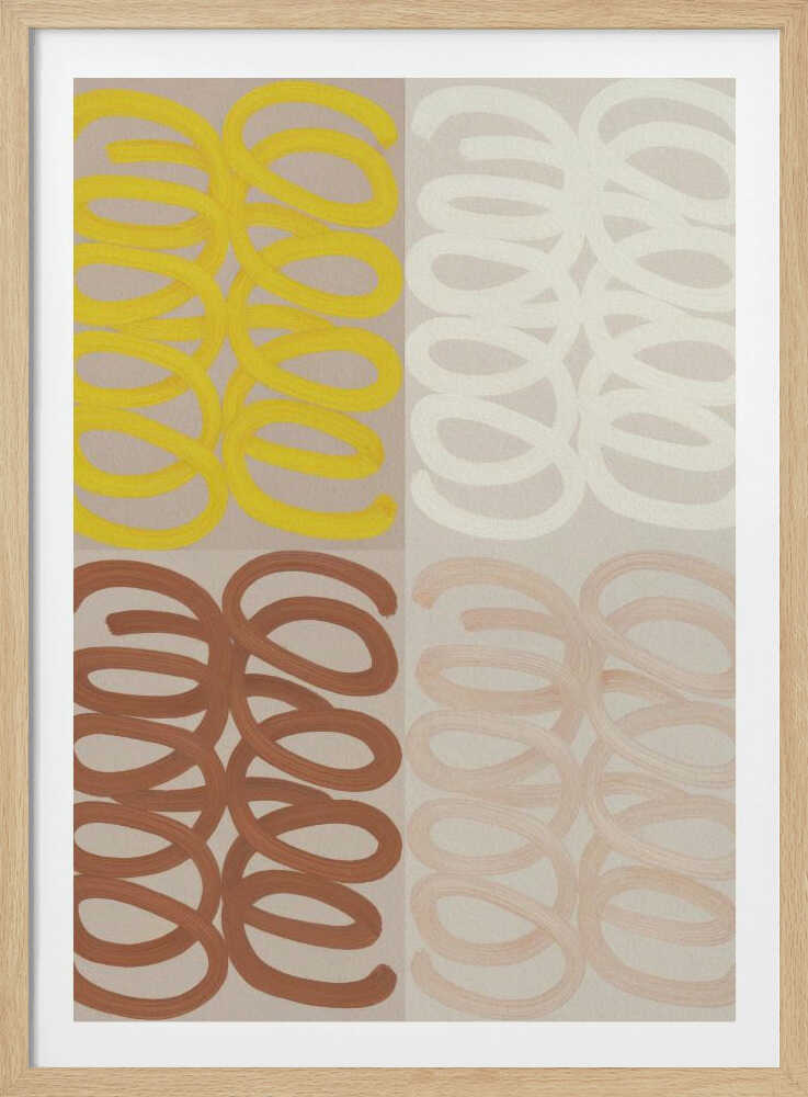 Quadrants of Loops - Poster / Art Print