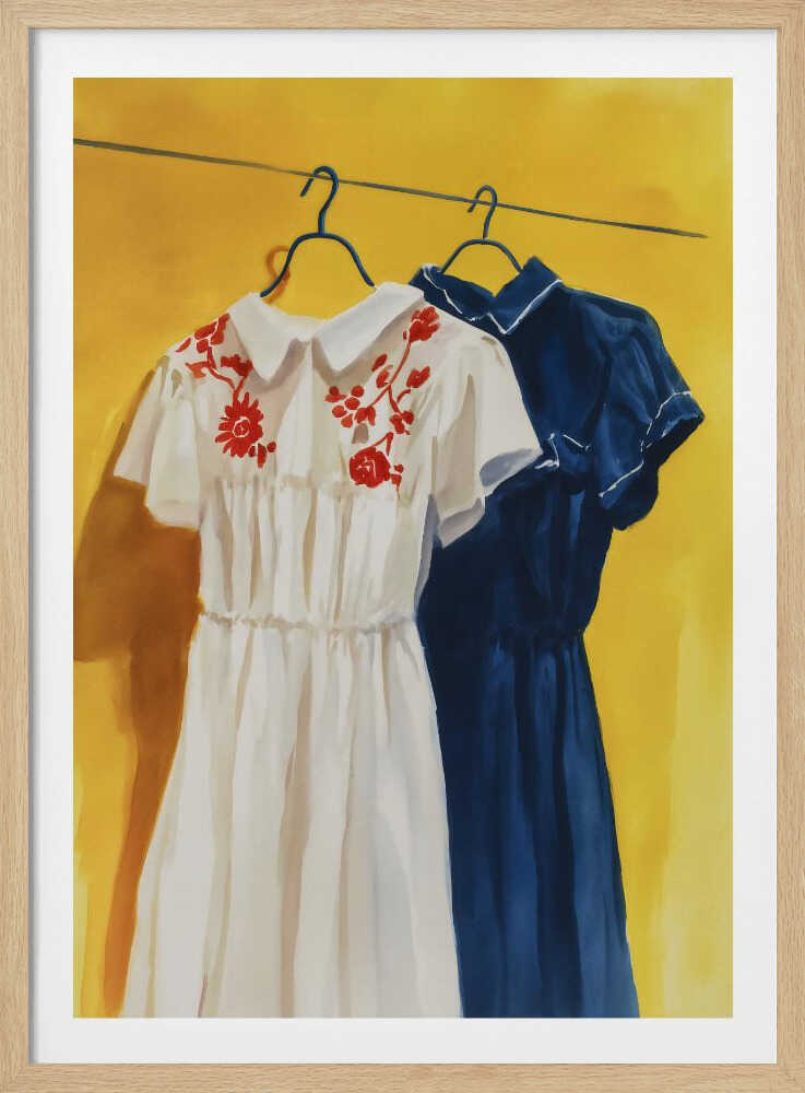 Two Dresses - Poster / Art Print