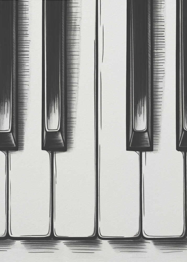 Piano Keys - Poster / Art Print