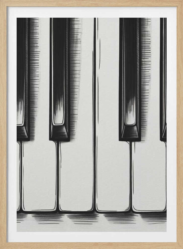 Piano Keys - Poster / Art Print