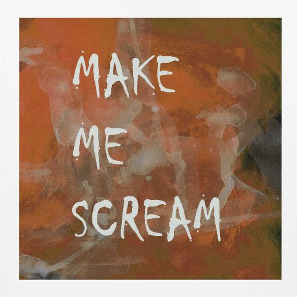 Background 2 Make Me Scream All Caps Copper Terracotta - Poster / Art Print