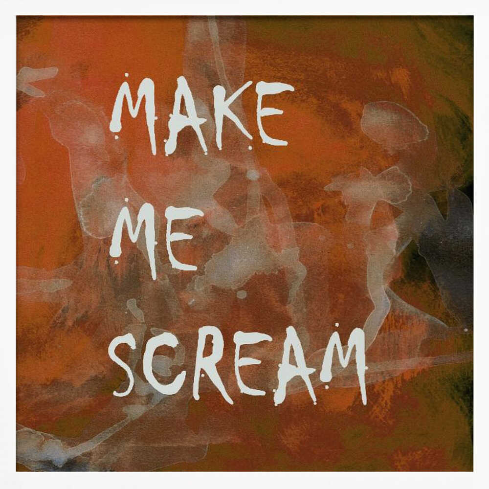 Background 2 Make Me Scream All Caps Copper Terracotta - Poster / Art Print