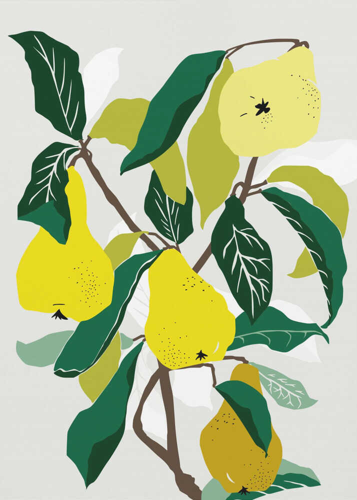 Yellow Pears - Poster / Art Print