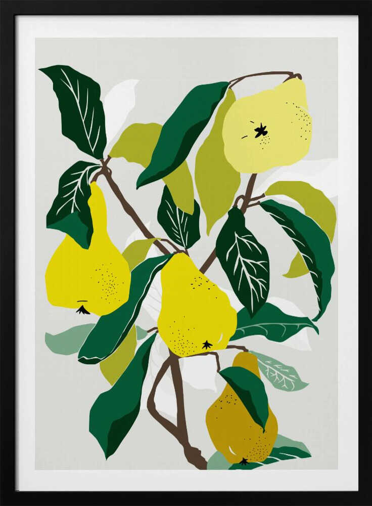 Yellow Pears - Poster / Art Print